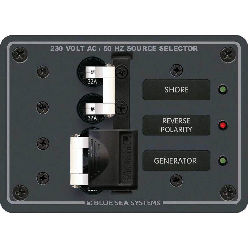BLUE SEA SYSTEMS AC Toggle Source Selector European 1 BLUE SEA SYSTEMS AC Toggle Source Selector European