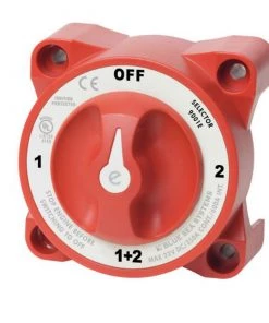 BLUE SEA SYSTEMS e-Series Compact Battery Switch Off/1/Both/2 No Alt. Field Disc.