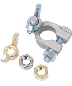 ANCOR Tinned Brass Battery Terminals, Positive 3/8" Wing Nut
