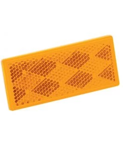 WESBAR Amber Reflector with Adhesive Back