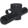BLUE SEA SYSTEMS Black Dual Entry Cable Cap