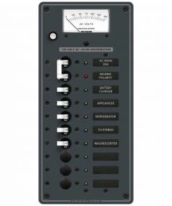 BLUE SEA SYSTEMS 120V AC Main AC Main + 8 Positions