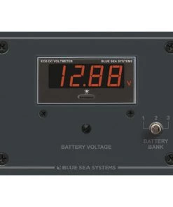 BLUE SEA SYSTEMS DC Digital Voltmeter Panel, 7 to 60V DC
