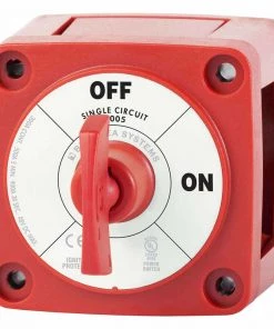 BLUE SEA SYSTEMS m-Series Mini Single Circuit ON/OFF Battery Switch with Removable Key